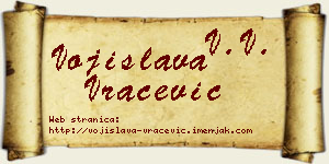 Vojislava Vračević vizit kartica